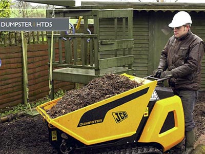 JCB mini dumper for daily hire near me